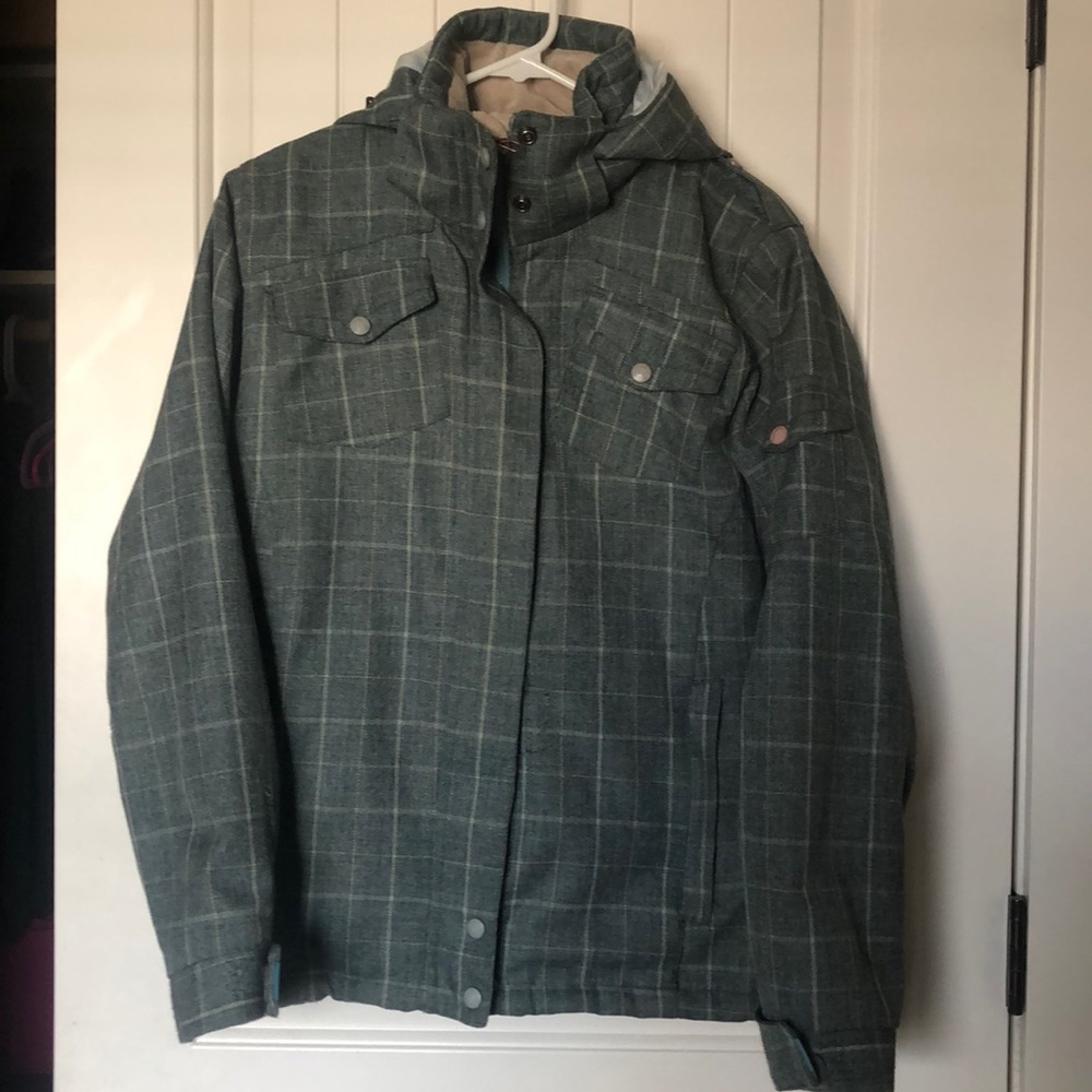 Women’s Plaid Ski Jacket